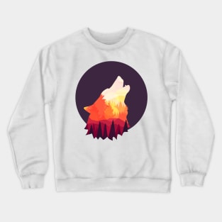 Howling Wolf Crewneck Sweatshirt